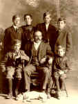 Charles Hix and Eva Thornburg with their five sons